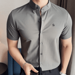 Vhdo - Short Sleeves Shirt for Men - Sarman Fashion - Wholesale Clothing Fashion Brand for Men from Canada
