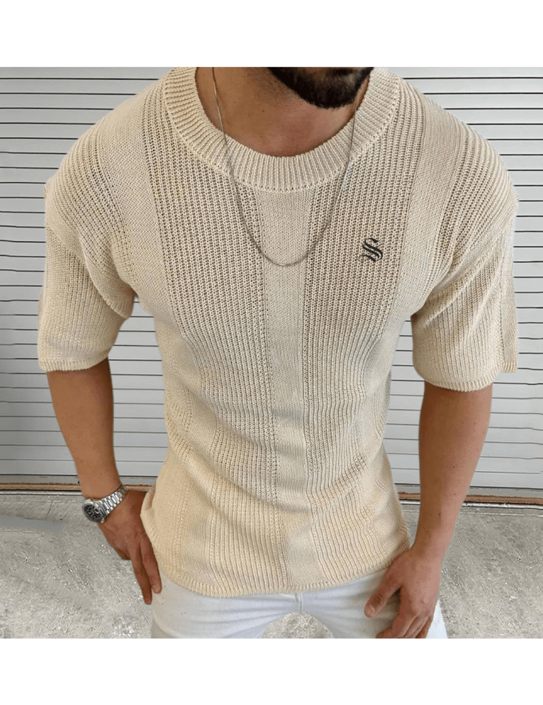Vhinha - T-Shirt for Men - Sarman Fashion - Wholesale Clothing Fashion Brand for Men from Canada