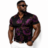 VHYT 35 - Short Sleeves Shirt for Men - Sarman Fashion - Wholesale Clothing Fashion Brand for Men from Canada