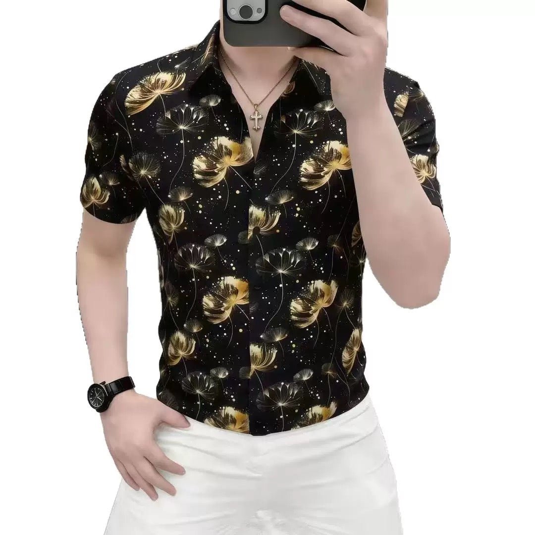 VHYT 41 - Short Sleeves Shirt for Men - Sarman Fashion - Wholesale Clothing Fashion Brand for Men from Canada