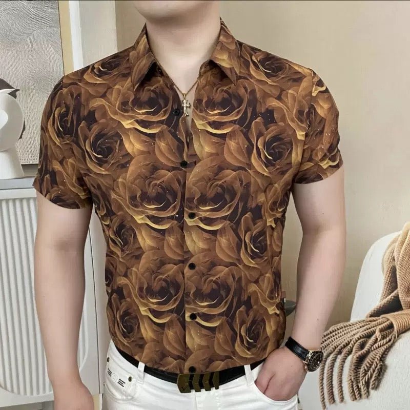 VHYT 42 - Short Sleeves Shirt for Men - Sarman Fashion - Wholesale Clothing Fashion Brand for Men from Canada