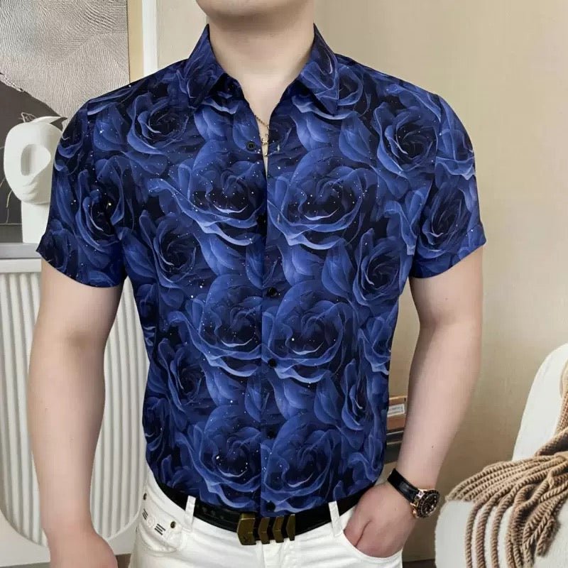 VHYT 42 - Short Sleeves Shirt for Men - Sarman Fashion - Wholesale Clothing Fashion Brand for Men from Canada