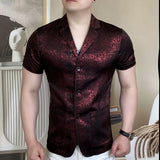 VHYT 46 - Short Sleeves Shirt for Men - Sarman Fashion - Wholesale Clothing Fashion Brand for Men from Canada