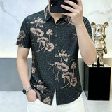 VHYT 53 - Short Sleeves Shirt for Men - Sarman Fashion - Wholesale Clothing Fashion Brand for Men from Canada