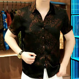 VHYT 57 - Short Sleeves Shirt for Men - Sarman Fashion - Wholesale Clothing Fashion Brand for Men from Canada