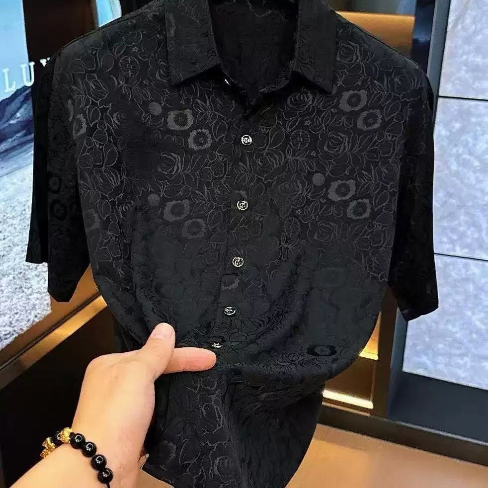 VHYT 59 - Short Sleeves Shirt for Men - Sarman Fashion - Wholesale Clothing Fashion Brand for Men from Canada