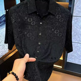 VHYT 59 - Short Sleeves Shirt for Men - Sarman Fashion - Wholesale Clothing Fashion Brand for Men from Canada