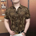 VHYT 61 - Short Sleeves Shirt for Men - Sarman Fashion - Wholesale Clothing Fashion Brand for Men from Canada