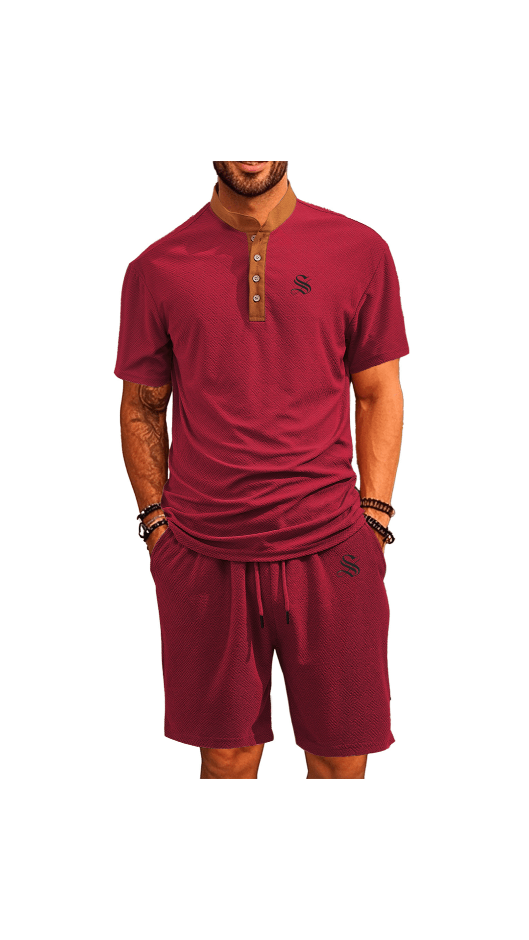 VIJHI - Top & Shorts for Men - Sarman Fashion - Wholesale Clothing Fashion Brand for Men from Canada