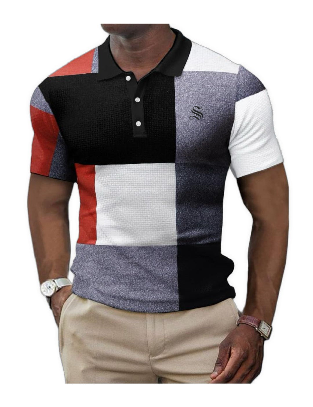 Vista 6 - Polo Shirt for Men - Sarman Fashion - Wholesale Clothing Fashion Brand for Men from Canada