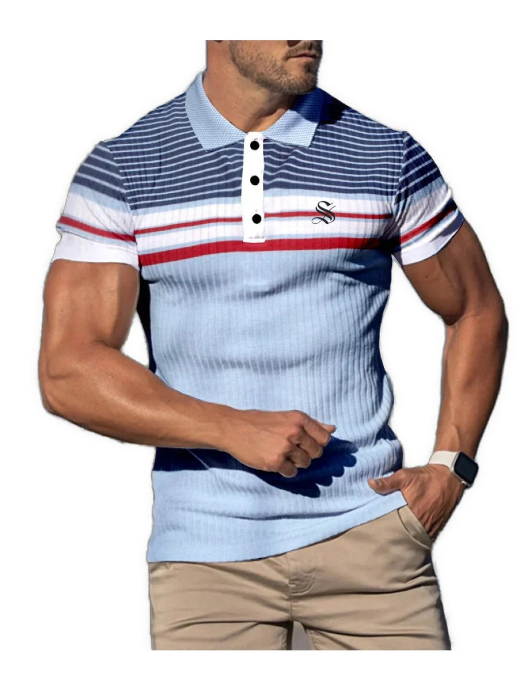 Vista 7 - Polo Shirt for Men - Sarman Fashion - Wholesale Clothing Fashion Brand for Men from Canada