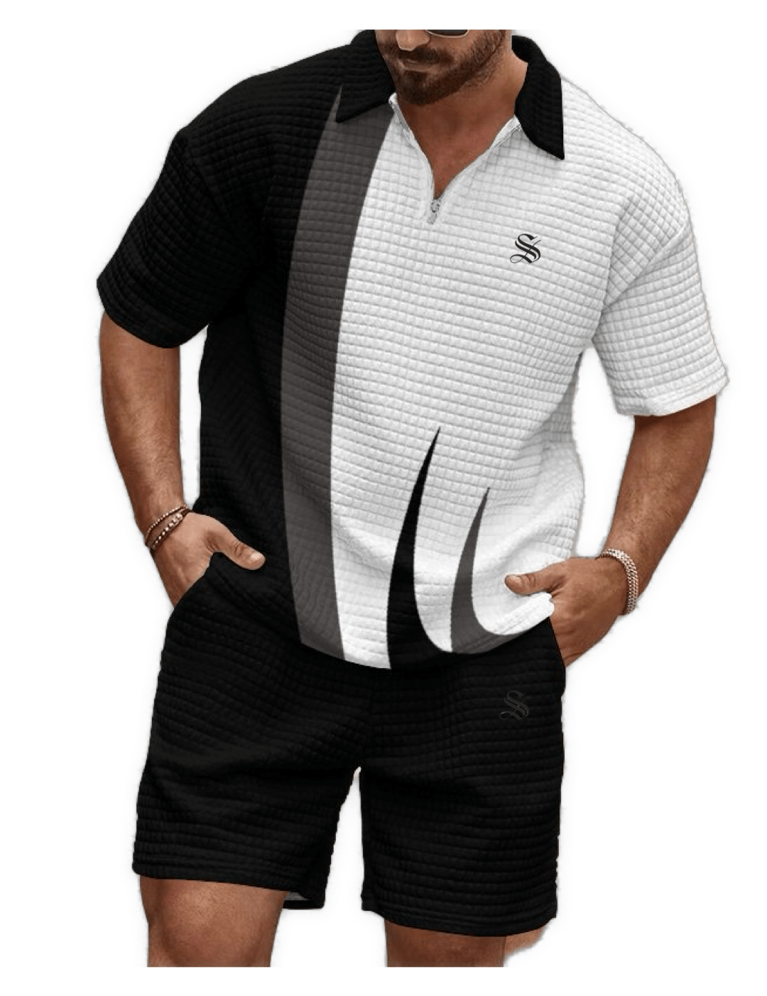 VJOT 10 - Top & Shorts for Men - Sarman Fashion - Wholesale Clothing Fashion Brand for Men from Canada