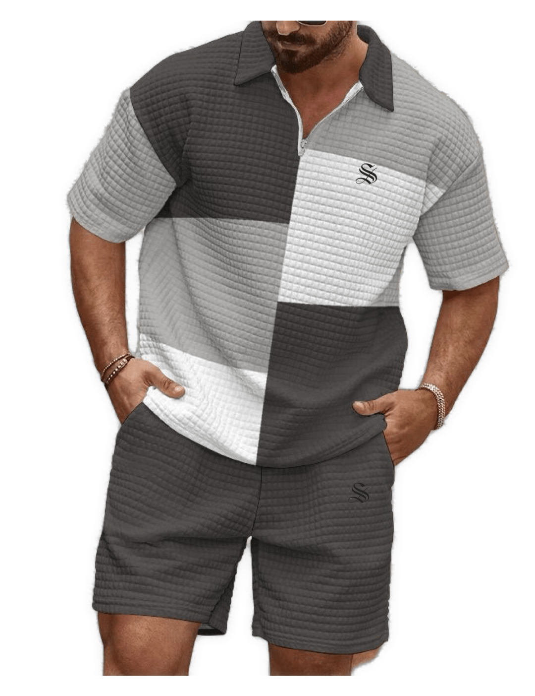 VJOT 11 - Top & Shorts for Men - Sarman Fashion - Wholesale Clothing Fashion Brand for Men from Canada