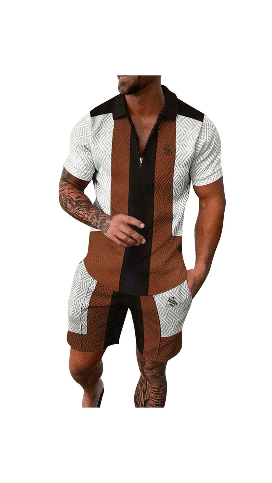 VJOT 15 - Top & Shorts for Men - Sarman Fashion - Wholesale Clothing Fashion Brand for Men from Canada