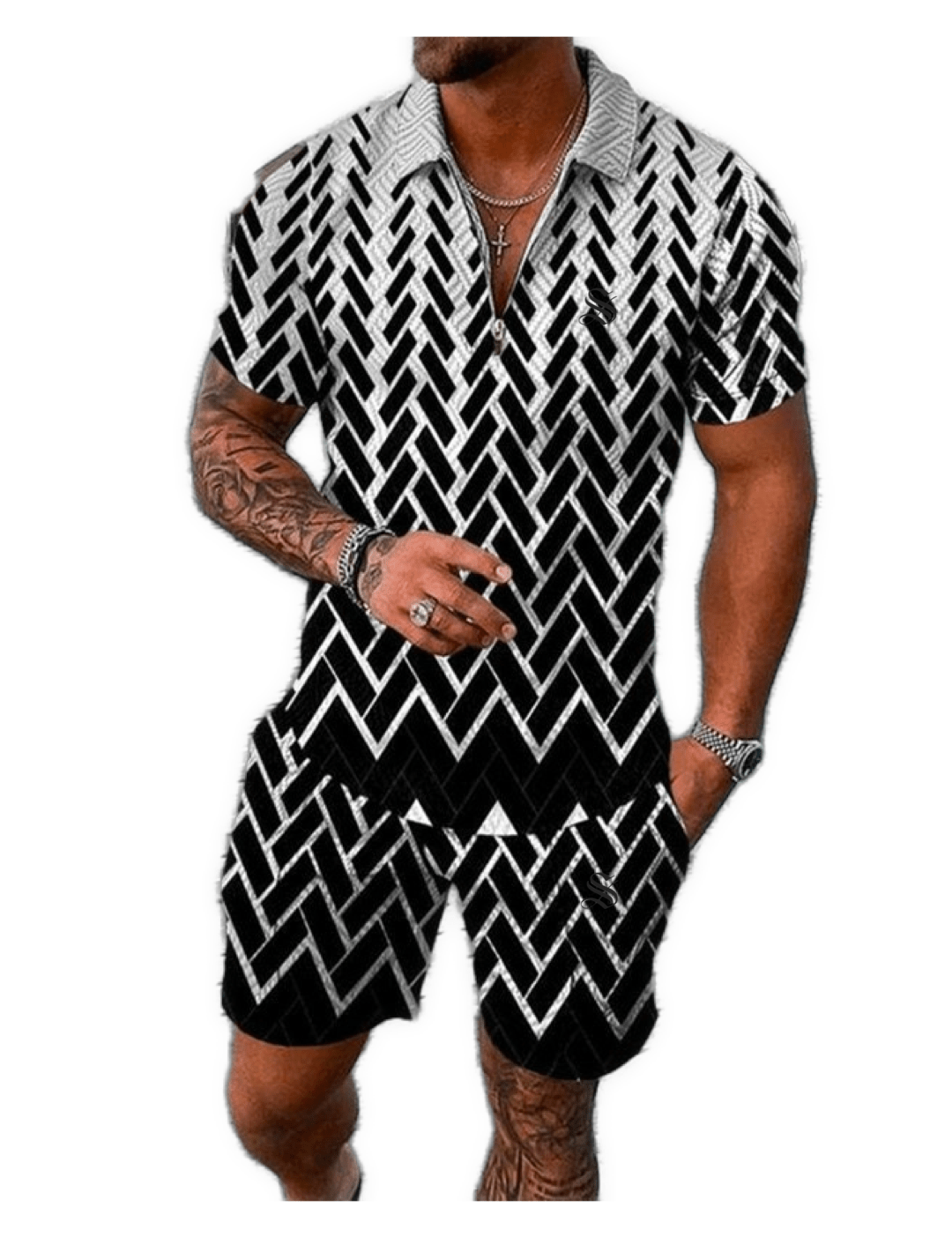 VJOT 19 - Top & Shorts for Men - Sarman Fashion - Wholesale Clothing Fashion Brand for Men from Canada