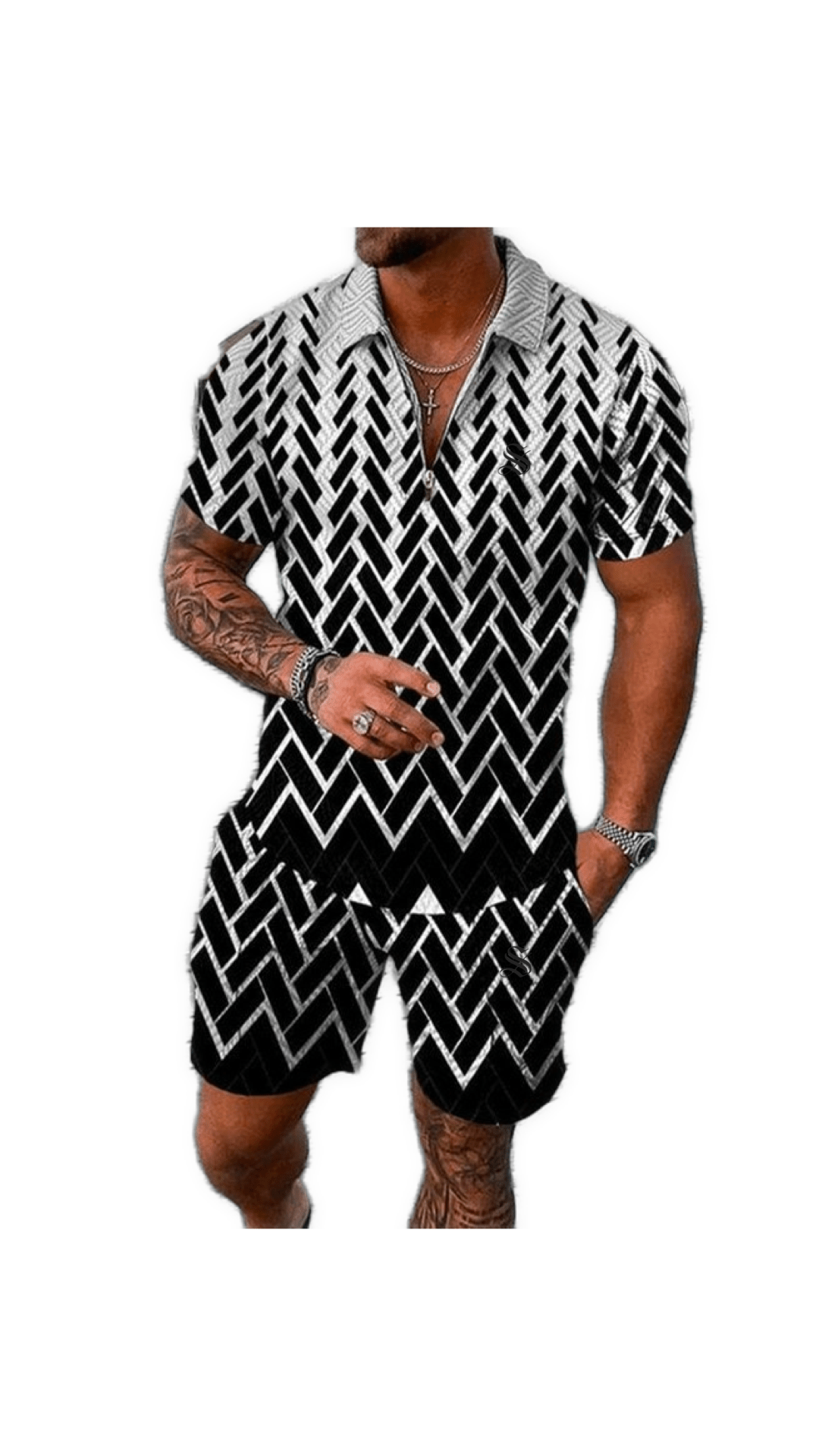 VJOT 19 - Top & Shorts for Men - Sarman Fashion - Wholesale Clothing Fashion Brand for Men from Canada