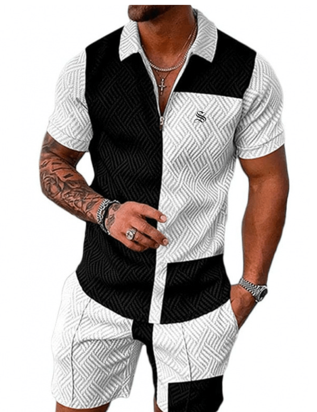 VJOT 2 - Top & Shorts for Men - Sarman Fashion - Wholesale Clothing Fashion Brand for Men from Canada