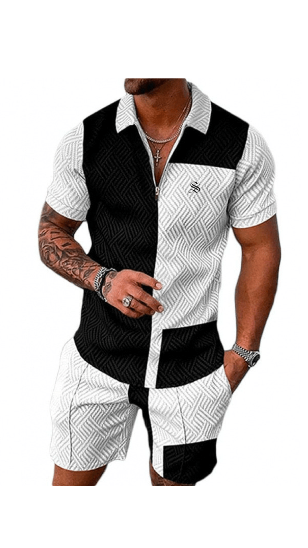 VJOT 2 - Top & Shorts for Men - Sarman Fashion - Wholesale Clothing Fashion Brand for Men from Canada