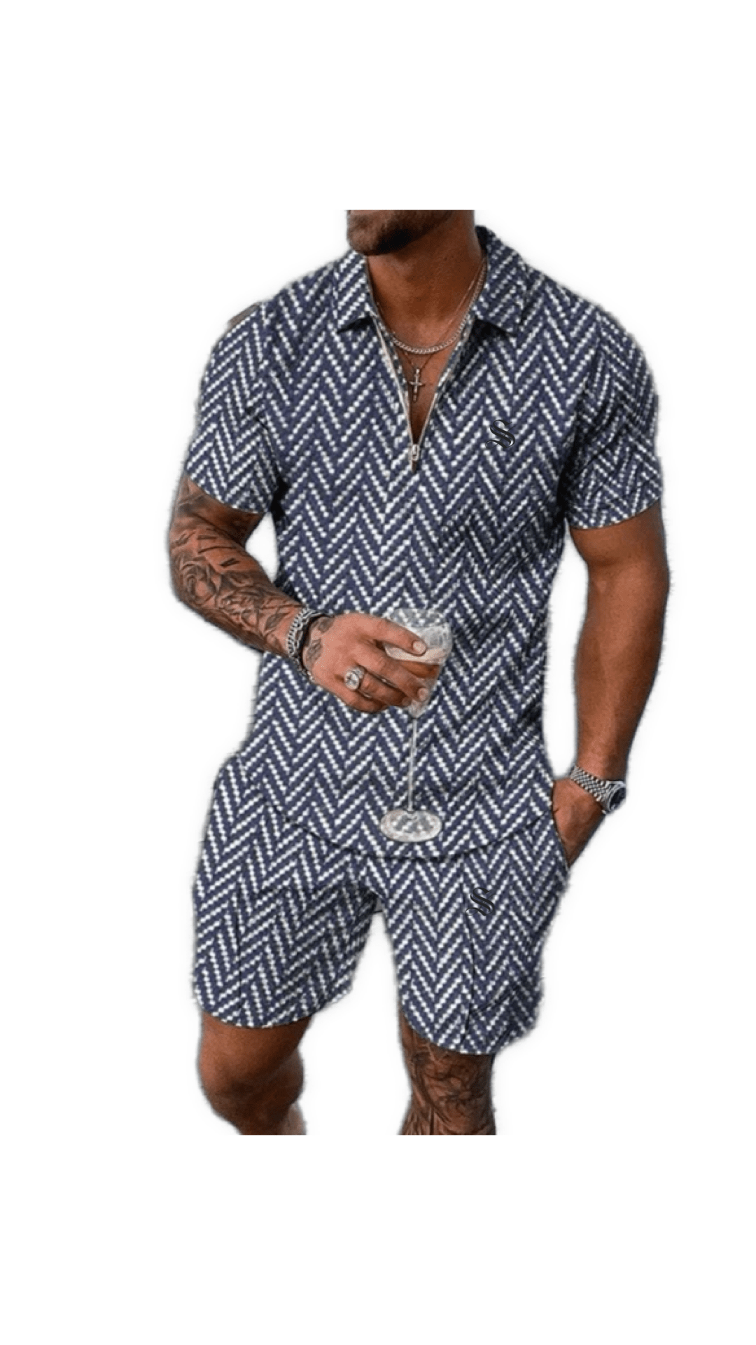 VJOT 20 - Top & Shorts for Men - Sarman Fashion - Wholesale Clothing Fashion Brand for Men from Canada