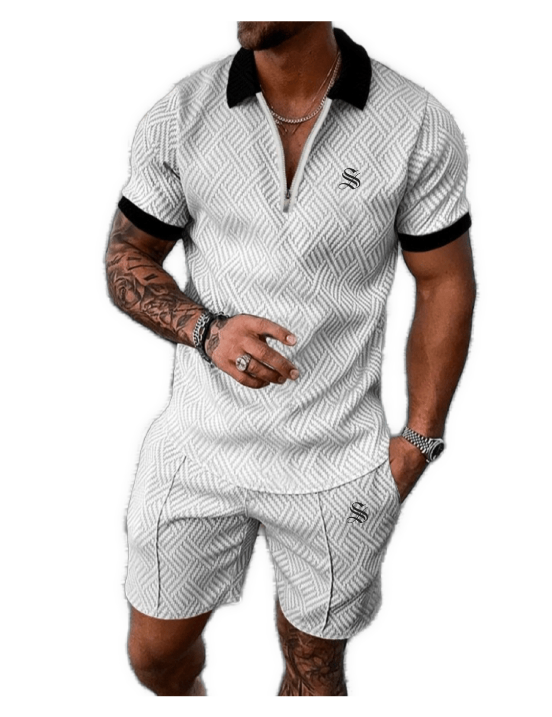 VJOT 21 - Top & Shorts for Men - Sarman Fashion - Wholesale Clothing Fashion Brand for Men from Canada