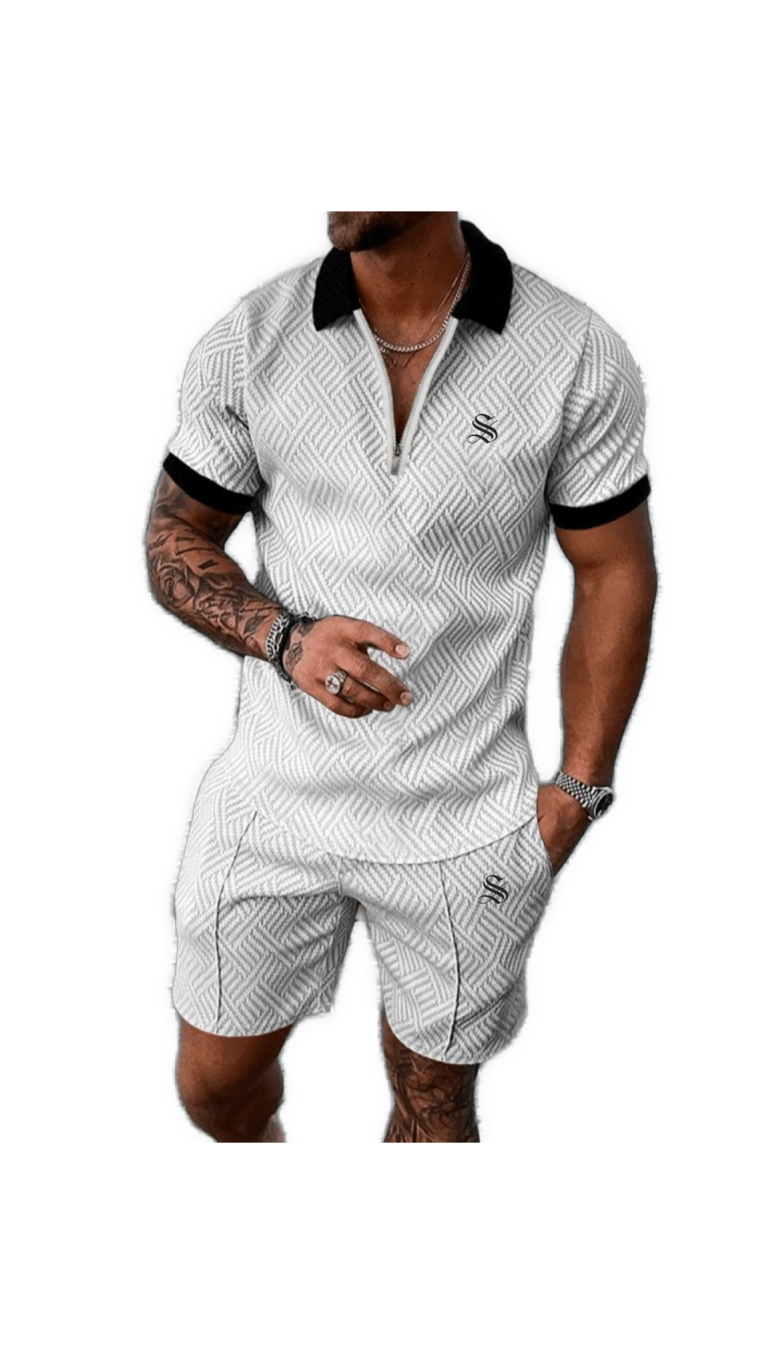 VJOT 21 - Top & Shorts for Men - Sarman Fashion - Wholesale Clothing Fashion Brand for Men from Canada