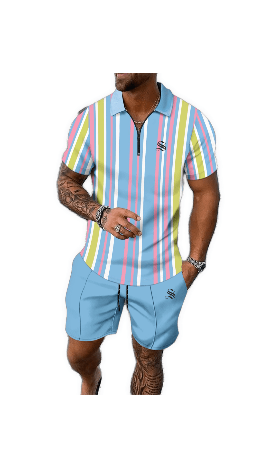 VJOT 22 - Top & Shorts for Men - Sarman Fashion - Wholesale Clothing Fashion Brand for Men from Canada