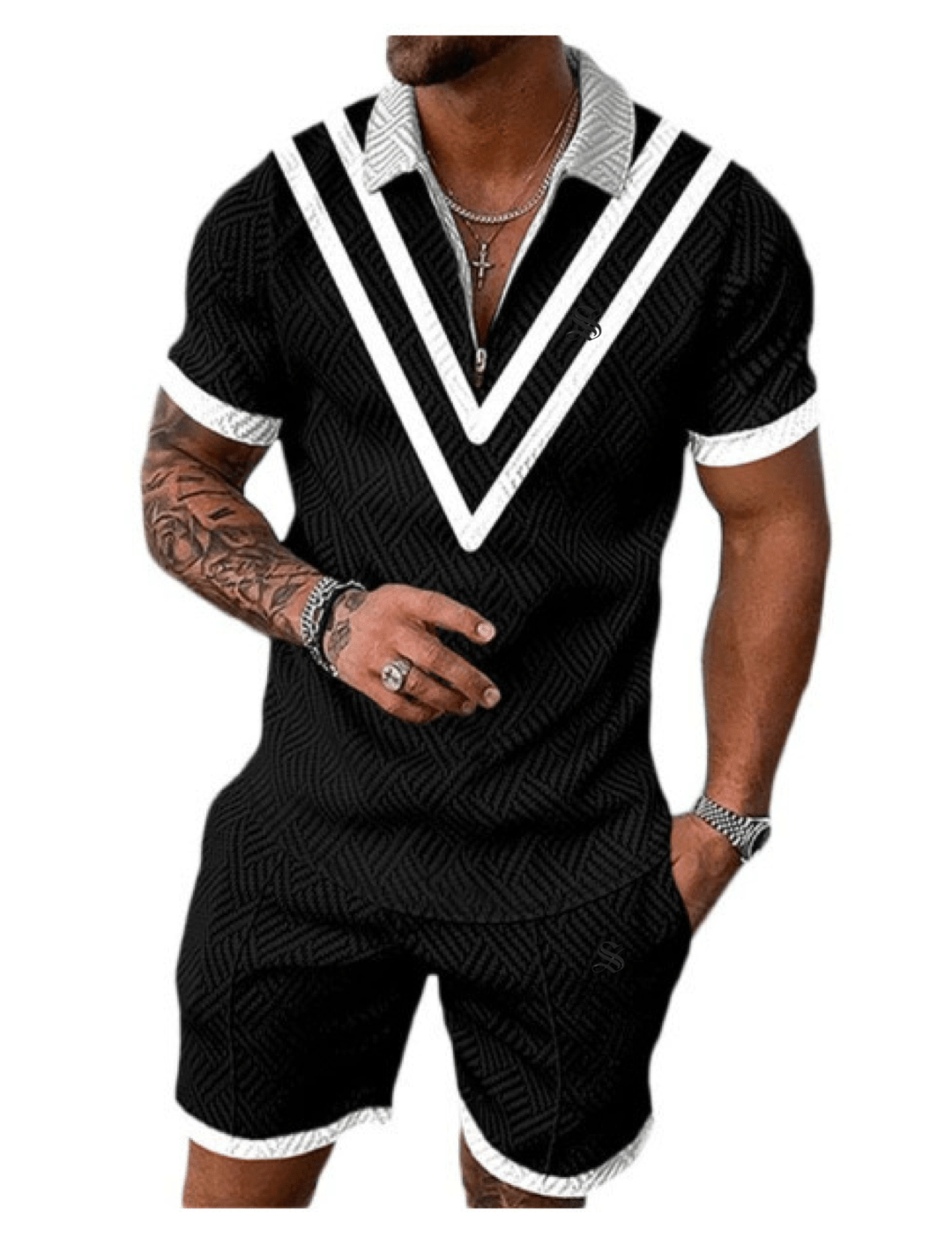 VJOT 3 - Top & Shorts for Men - Sarman Fashion - Wholesale Clothing Fashion Brand for Men from Canada