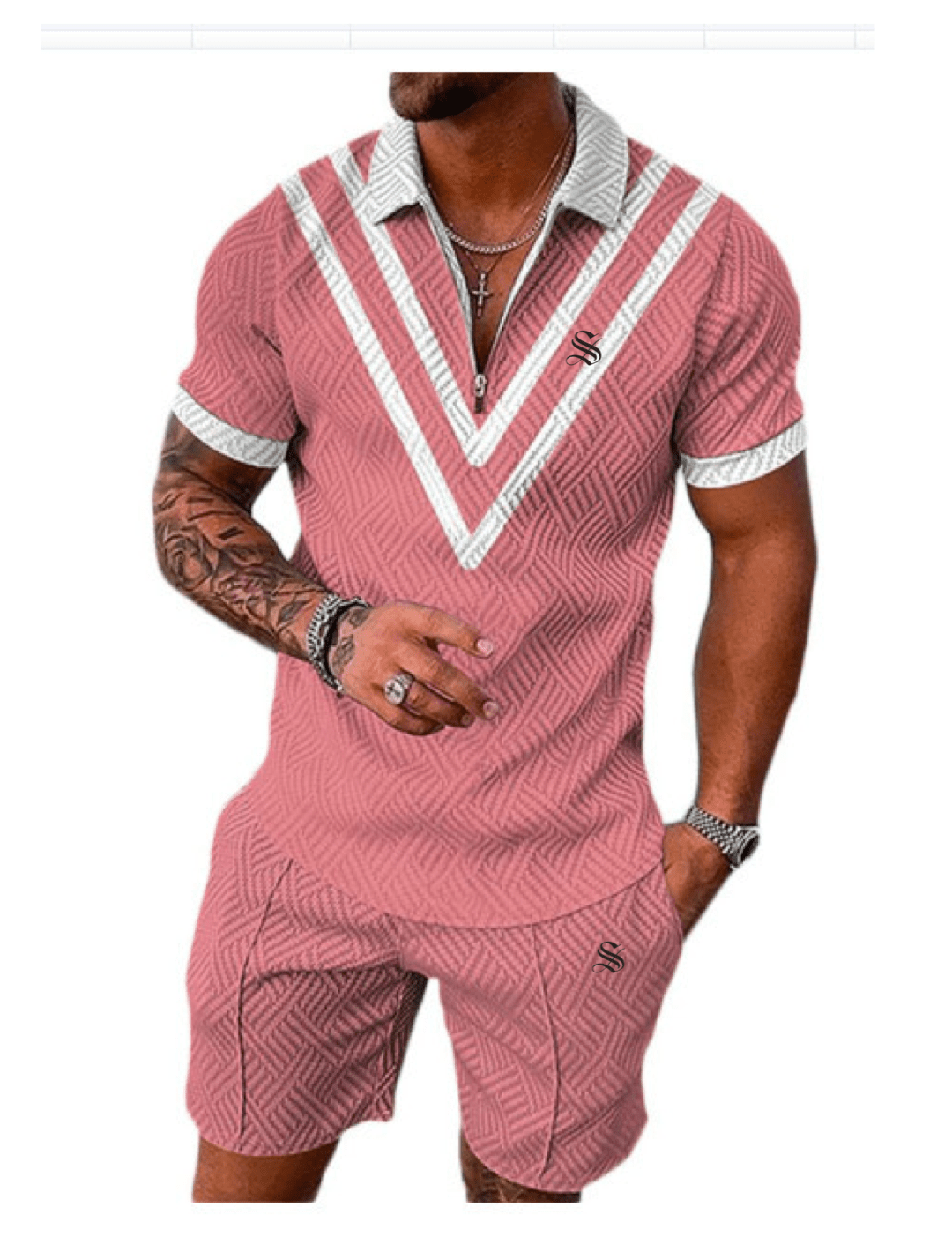 VJOT 3 - Top & Shorts for Men - Sarman Fashion - Wholesale Clothing Fashion Brand for Men from Canada