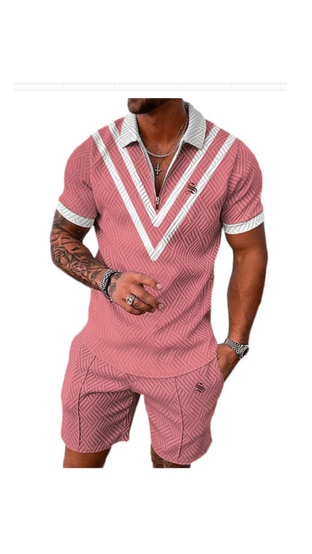VJOT 3 - Top & Shorts for Men - Sarman Fashion - Wholesale Clothing Fashion Brand for Men from Canada
