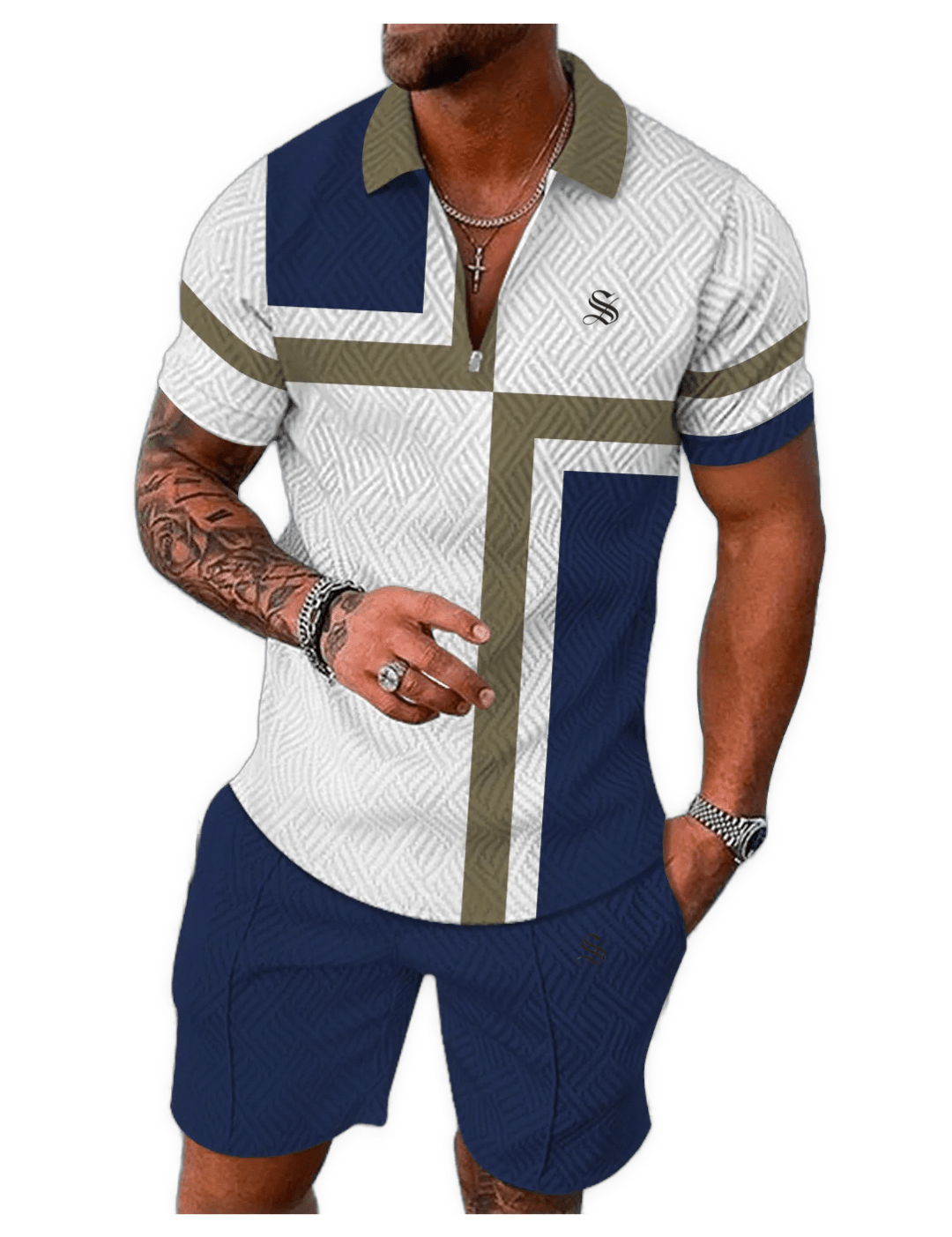 VJOT 4 - Top & Shorts for Men - Sarman Fashion - Wholesale Clothing Fashion Brand for Men from Canada