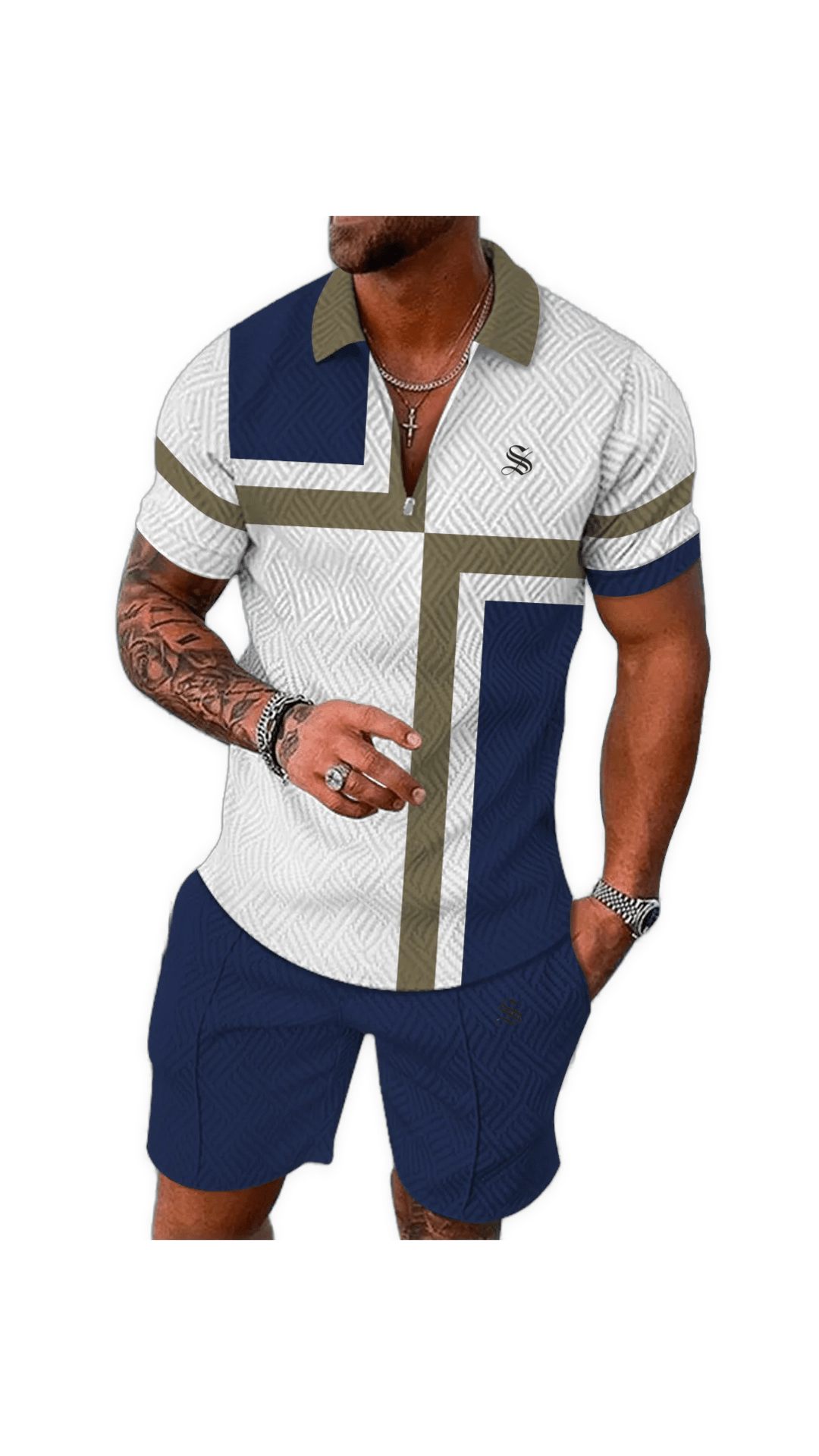 VJOT 4 - Top & Shorts for Men - Sarman Fashion - Wholesale Clothing Fashion Brand for Men from Canada