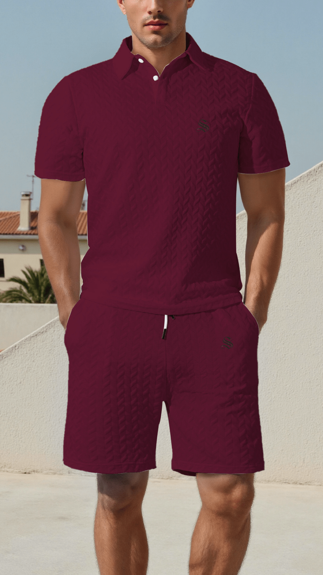 VJOT 5 - Top & Shorts for Men - Sarman Fashion - Wholesale Clothing Fashion Brand for Men from Canada