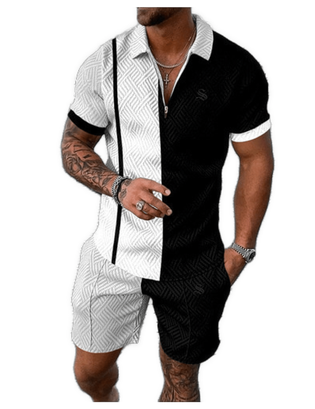 VJOT 6 - Top & Shorts for Men - Sarman Fashion - Wholesale Clothing Fashion Brand for Men from Canada