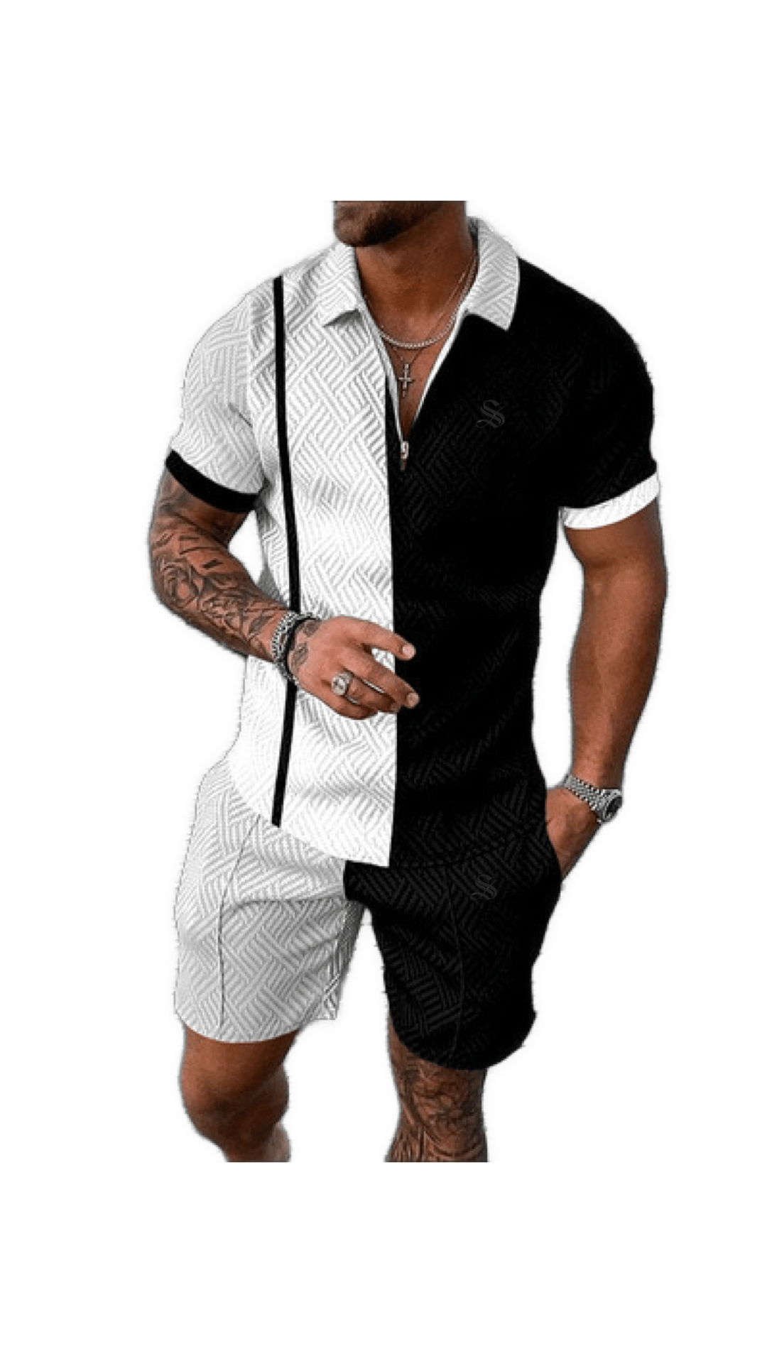 VJOT 6 - Top & Shorts for Men - Sarman Fashion - Wholesale Clothing Fashion Brand for Men from Canada