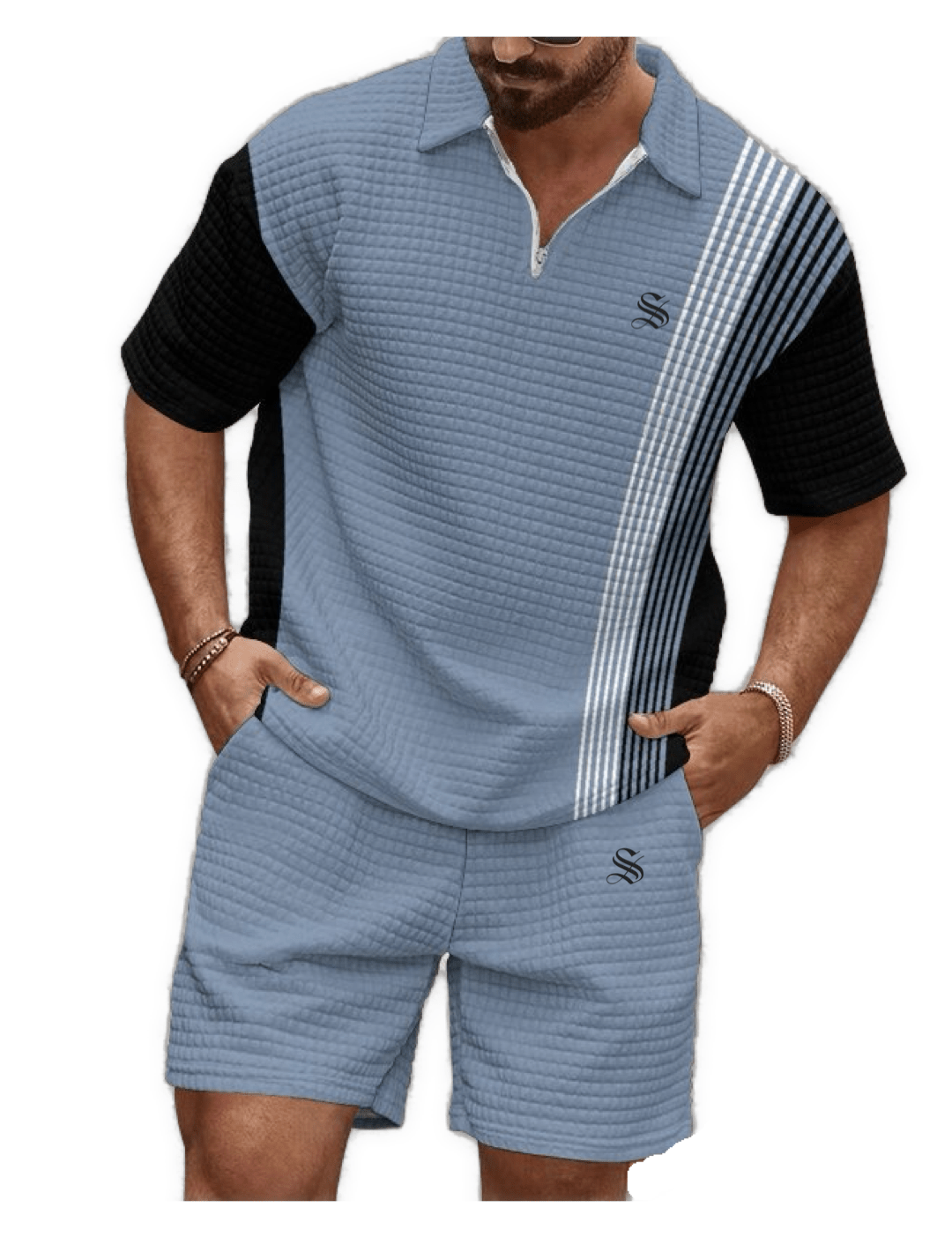 VJOT 6 - Top & Shorts for Men - Sarman Fashion - Wholesale Clothing Fashion Brand for Men from Canada