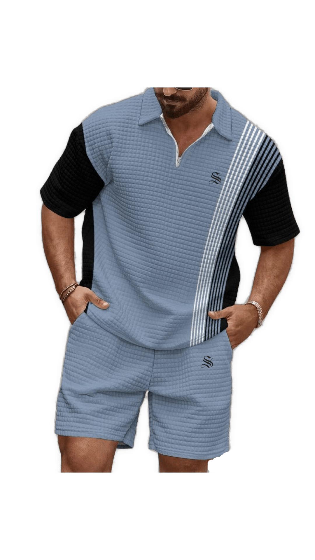 VJOT 6 - Top & Shorts for Men - Sarman Fashion - Wholesale Clothing Fashion Brand for Men from Canada
