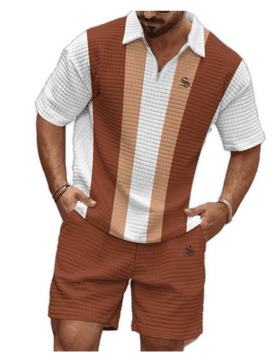 VJOT 7 - Top & Shorts for Men - Sarman Fashion - Wholesale Clothing Fashion Brand for Men from Canada