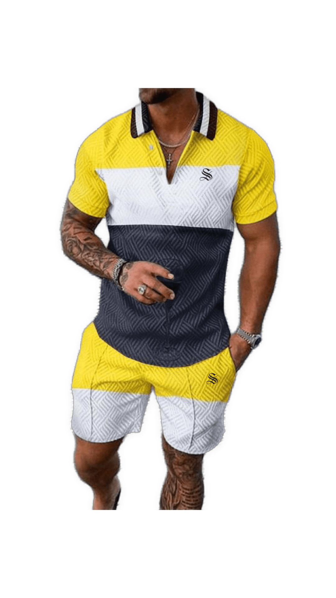 VJOT 7 - Top & Shorts for Men - Sarman Fashion - Wholesale Clothing Fashion Brand for Men from Canada