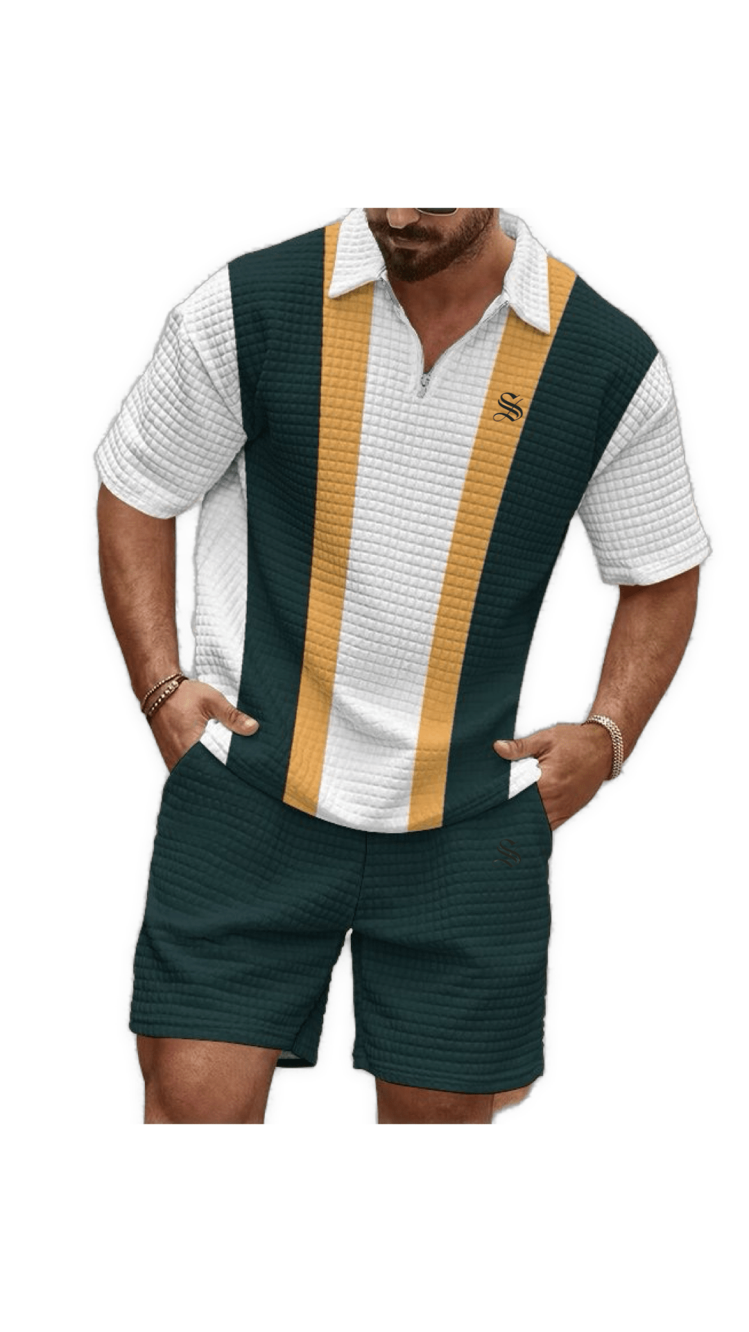 VJOT 7 - Top & Shorts for Men - Sarman Fashion - Wholesale Clothing Fashion Brand for Men from Canada