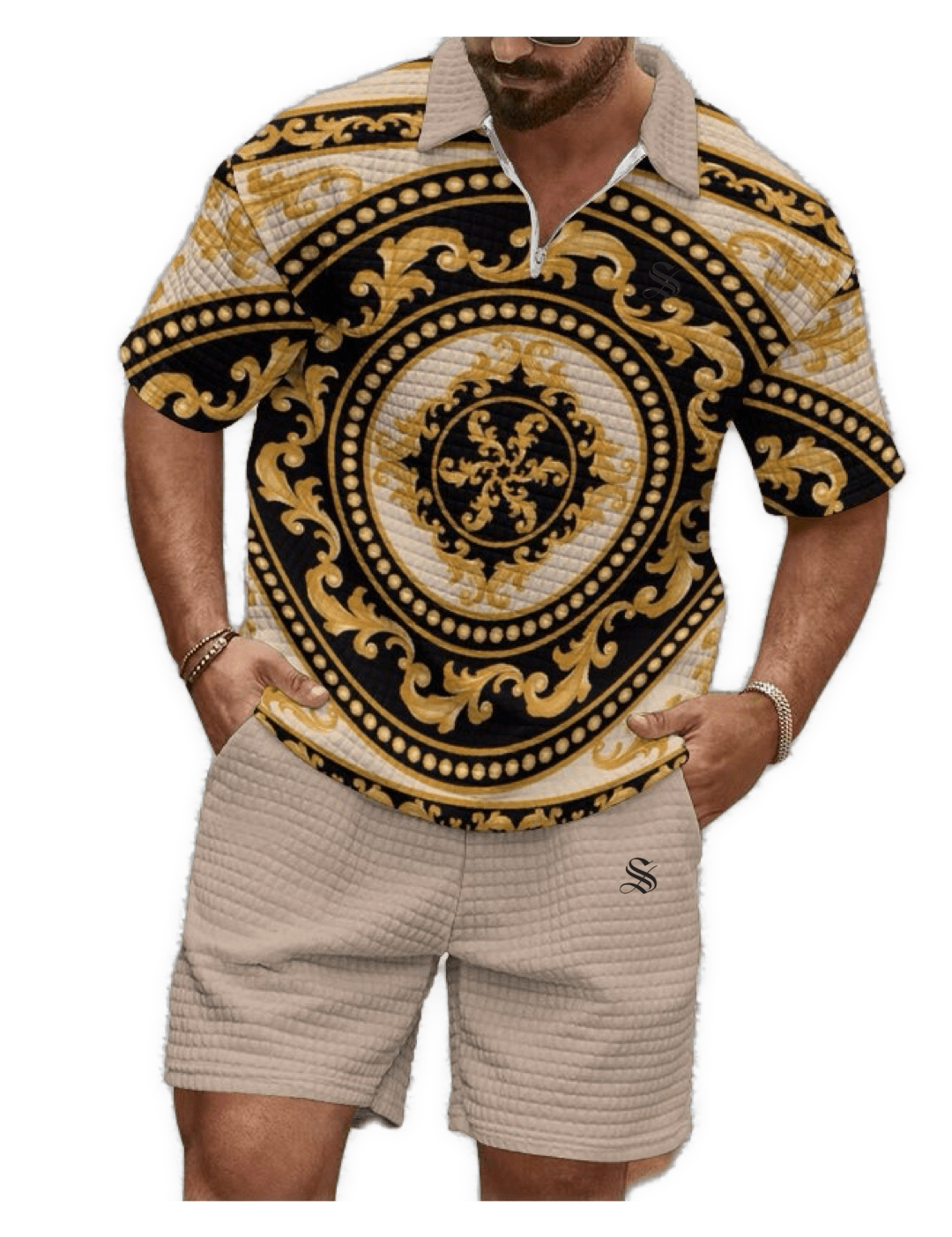 VJOT 8 - Top & Shorts for Men - Sarman Fashion - Wholesale Clothing Fashion Brand for Men from Canada