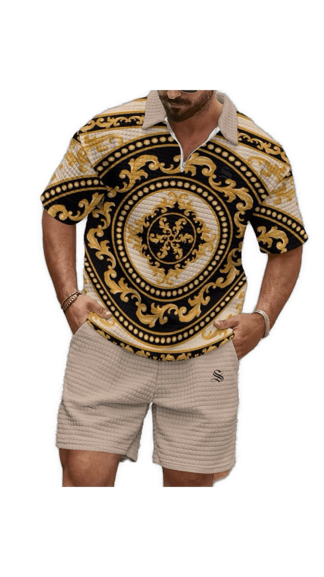 VJOT 8 - Top & Shorts for Men - Sarman Fashion - Wholesale Clothing Fashion Brand for Men from Canada