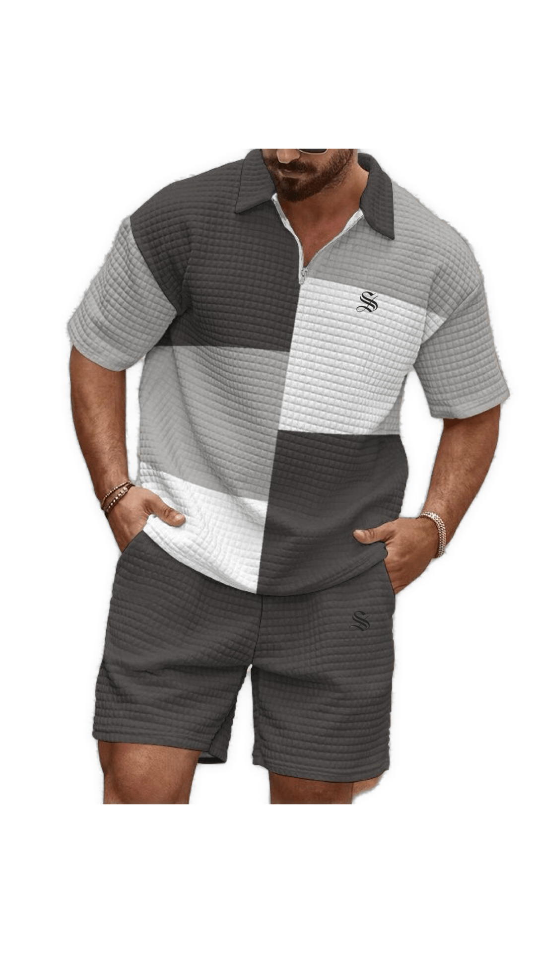 VJOT 9 - Top & Shorts for Men - Sarman Fashion - Wholesale Clothing Fashion Brand for Men from Canada