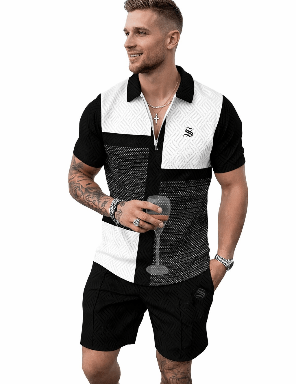 VJOT - Top & Shorts for Men - Sarman Fashion - Wholesale Clothing Fashion Brand for Men from Canada