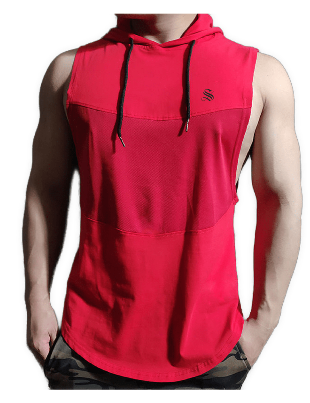 VKOP - Tank Top hooded for Men - Sarman Fashion - Wholesale Clothing Fashion Brand for Men from Canada