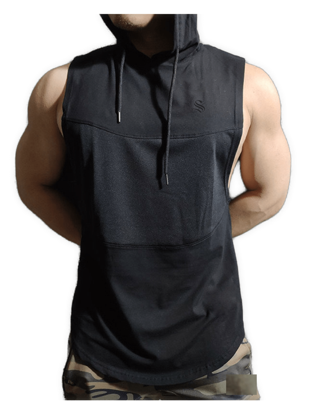 VKOP - Tank Top hooded for Men - Sarman Fashion - Wholesale Clothing Fashion Brand for Men from Canada
