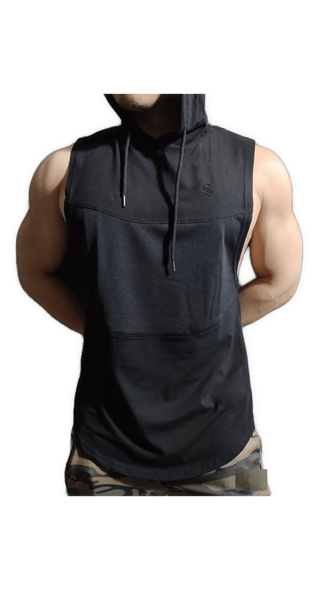 VKOP - Tank Top hooded for Men - Sarman Fashion - Wholesale Clothing Fashion Brand for Men from Canada