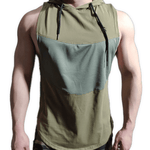 VKOP - Tank Top hooded for Men - Sarman Fashion - Wholesale Clothing Fashion Brand for Men from Canada