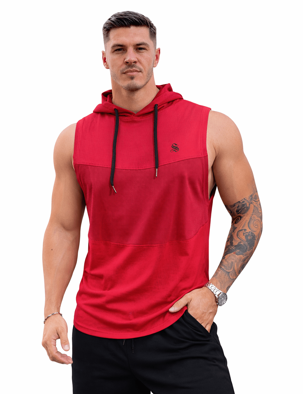 VKOP - Tank Top hooded for Men - Sarman Fashion - Wholesale Clothing Fashion Brand for Men from Canada