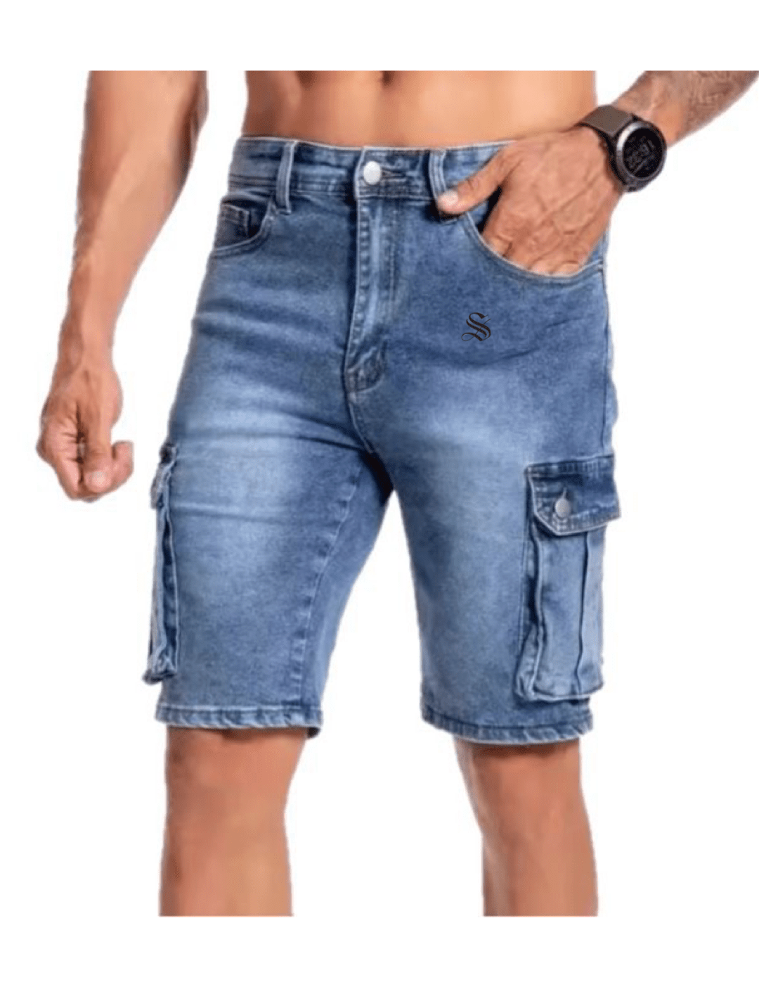 VKRY - Jeans Shorts for Men - Sarman Fashion - Wholesale Clothing Fashion Brand for Men from Canada