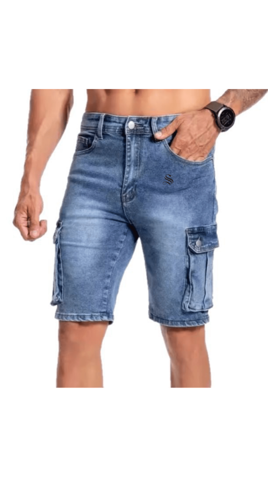 VKRY - Jeans Shorts for Men - Sarman Fashion - Wholesale Clothing Fashion Brand for Men from Canada